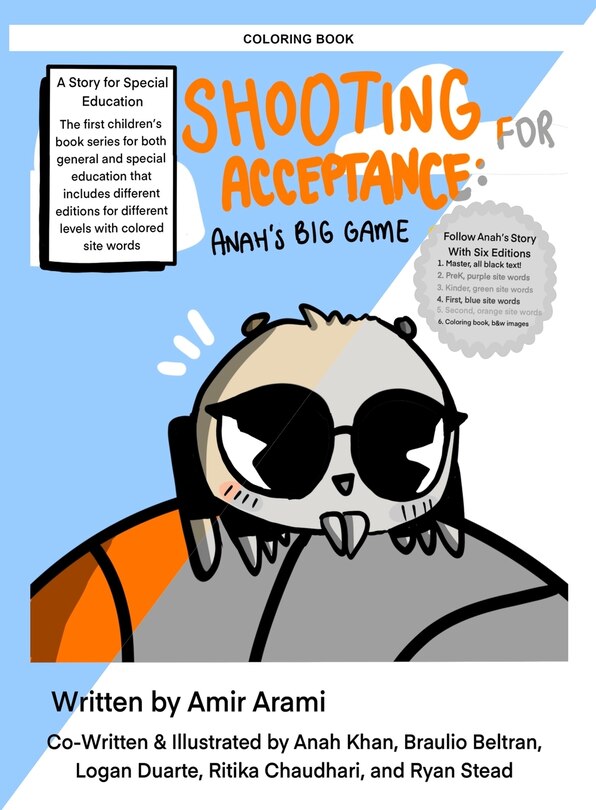 Front cover_Shooting for Acceptance Coloring Book