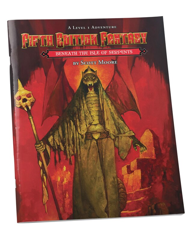 Couverture_Fifth Edition Fantasy #28: Beneath the Isle of the Serpents