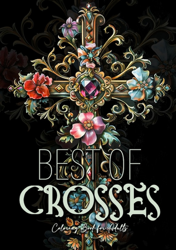 Couverture_Best of Crosses Coloring Book for Adults