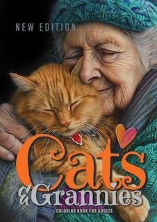 Front cover_Cats and Grannies Coloring Book for Adults New Edition