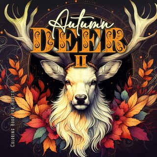 Couverture_Autumn Deer Coloring Book for Adults 2