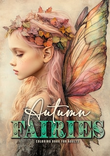 Front cover_Autumn Fairies Coloring Book for Adults