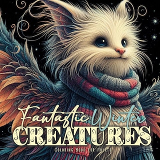 Front cover_Fantastic Winter Creatures Coloring Book for Adults