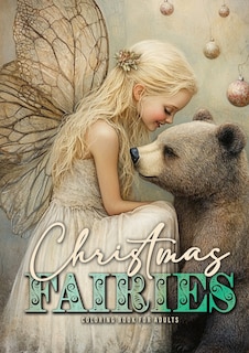 Front cover_Christmas Fairies Coloring Book for Adults