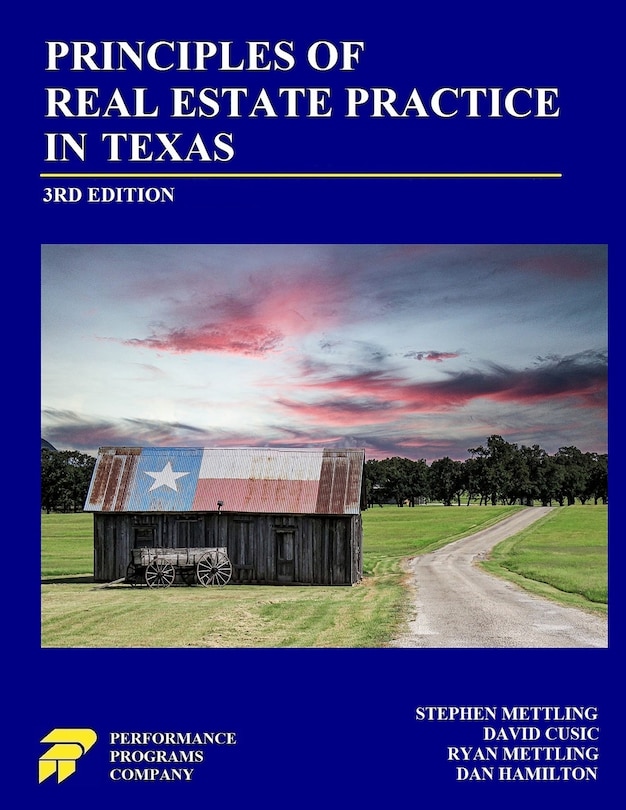 Couverture_Principles of Real Estate Practice in Texas