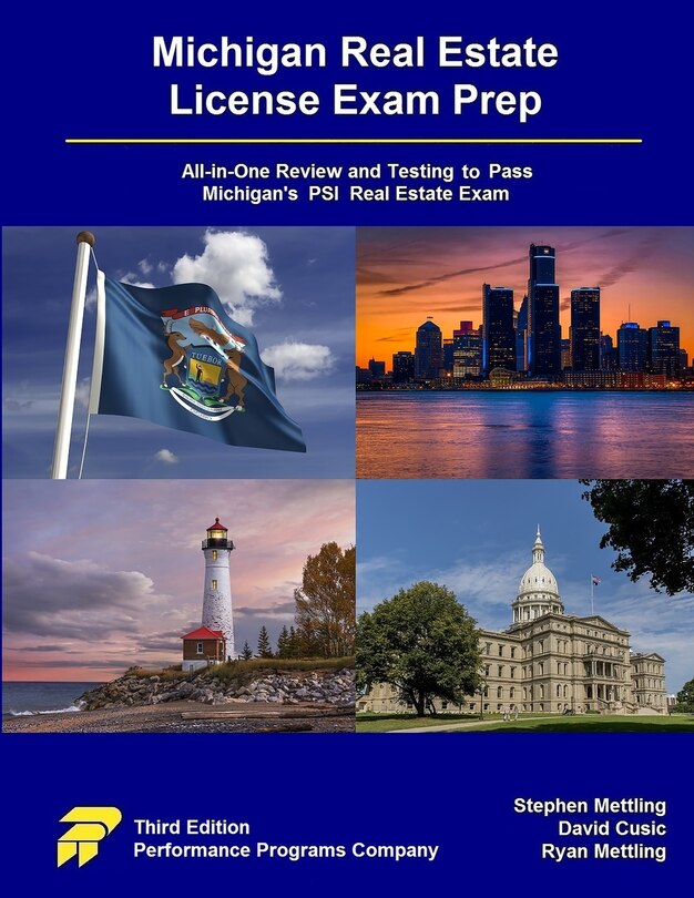 Front cover_Michigan Real Estate License Exam Prep