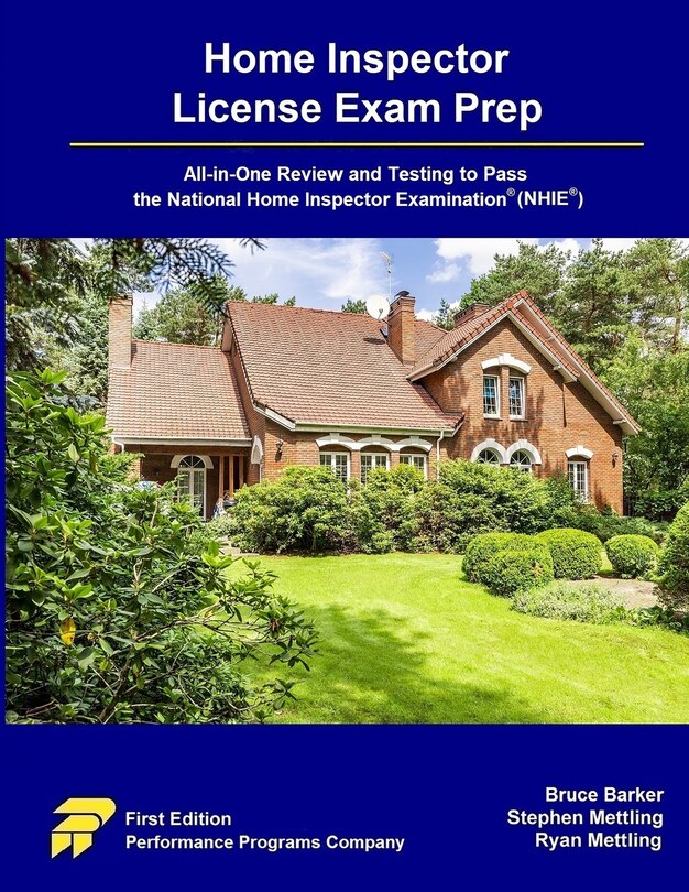Front cover_Home Inspector License Exam Prep