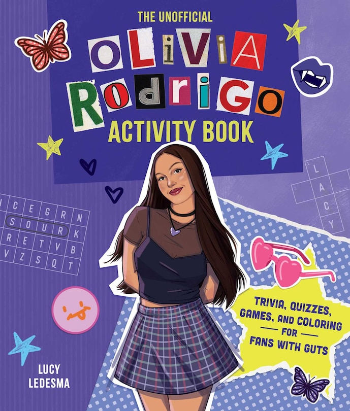 Front cover_The Unofficial Olivia Rodrigo Activity Book