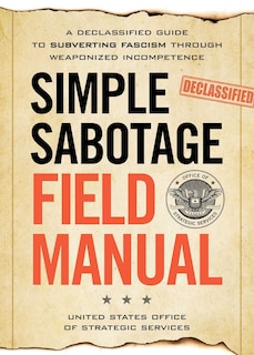 Front cover_Simple Sabotage Field Manual