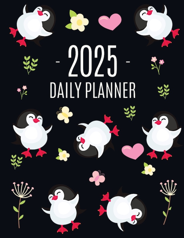 Front cover_Penguin Daily Planner 2025