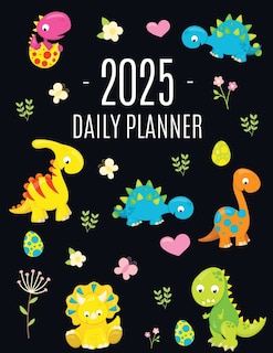 Front cover_Dinosaur Daily Planner 2025