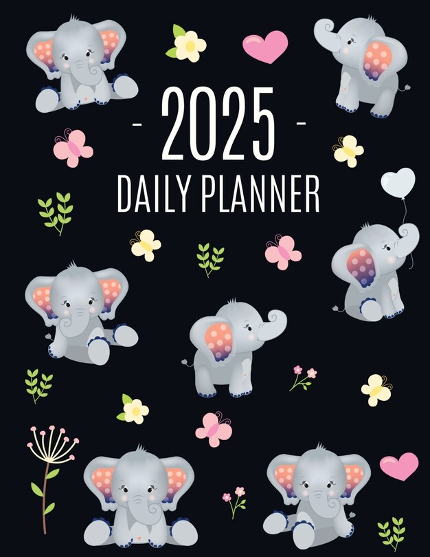 Couverture_Baby Elephant Planner 2025