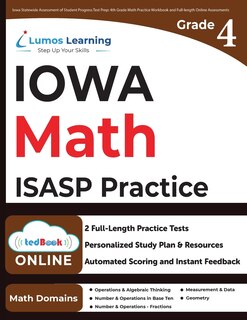Couverture_4th Grade Math Practice Workbook and Full-length Online Assessments