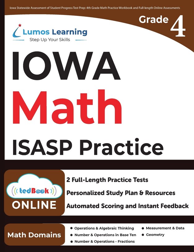 Couverture_4th Grade Math Practice Workbook and Full-length Online Assessments