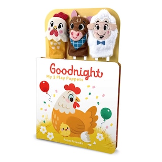 Couverture_Goodnight My 3 Play Puppets - Farm Friends