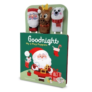 Couverture_Goodnight My 3 Play Puppets - Santa's Friends