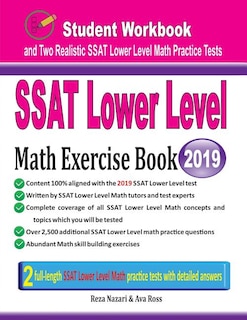 Front cover_SSAT Lower Level Math Exercise Book