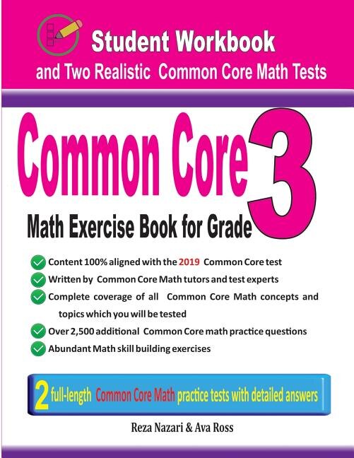 Couverture_Common Core Math Exercise Book for Grade 3