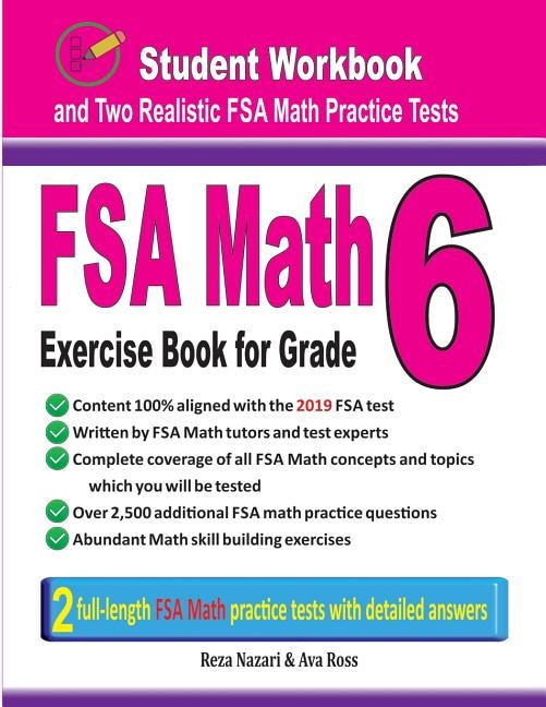 Front cover_FSA Math Exercise Book for Grade 6