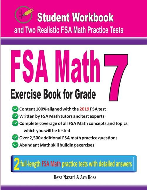 Front cover_FSA Math Exercise Book for Grade 7