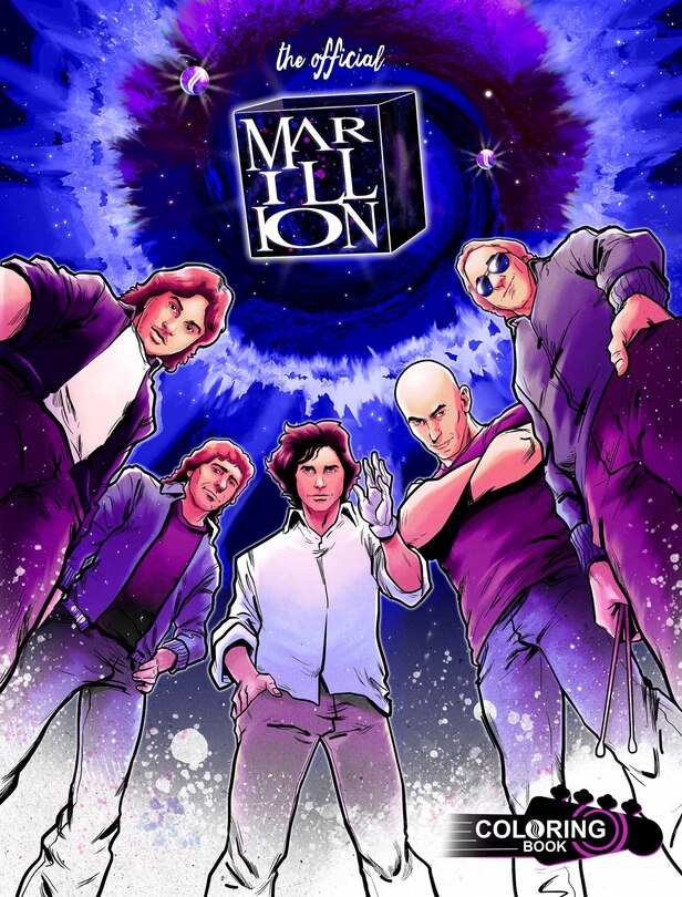 Front cover_The Official Marillion Coloring Book
