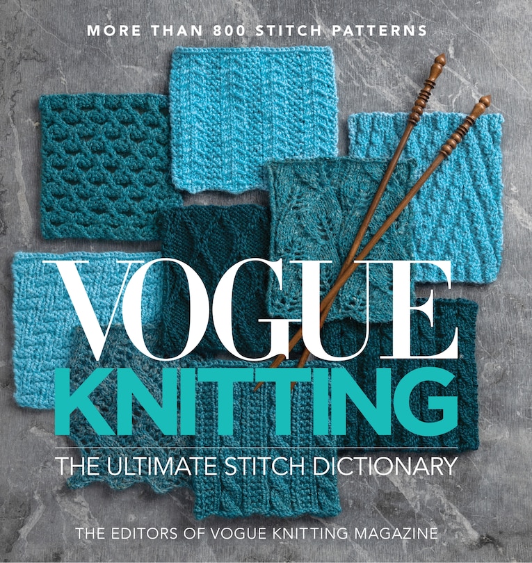 Front cover_Vogue® Knitting The Ultimate Stitch Dictionary