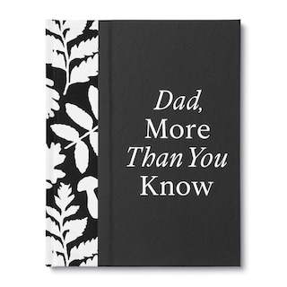 Front cover_Dad, More Than You Know