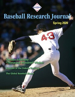 Front cover_Baseball Research Journal (brj), Volume 49 #1