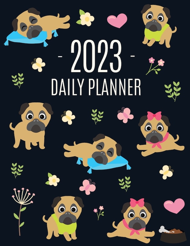 Front cover_Pug Planner 2023