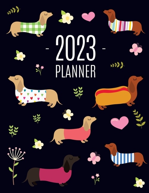 Front cover_Dachshund Planner 2023