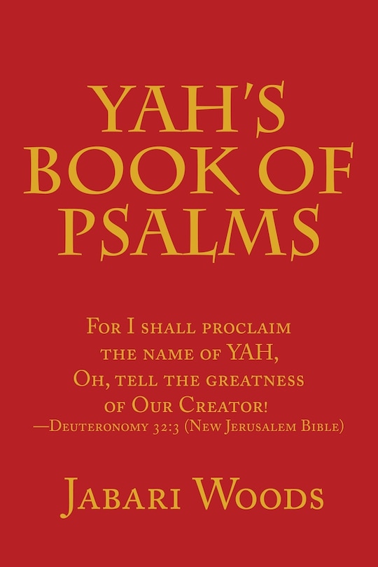 Couverture_Yah's Book of Psalms
