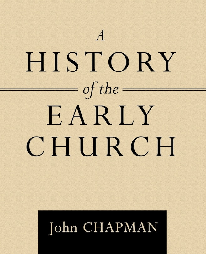 Couverture_A History Of The Early Church