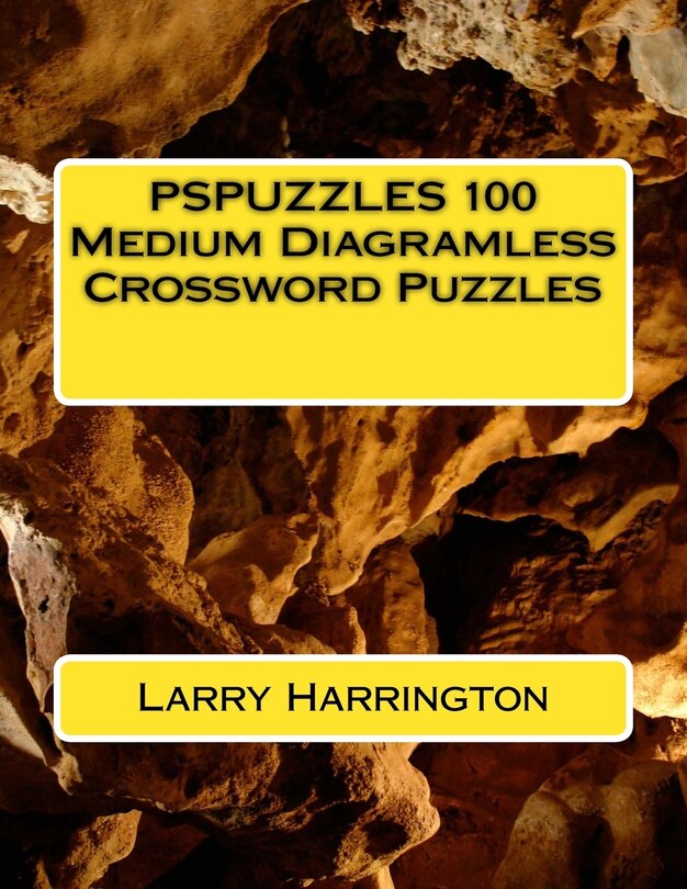 Front cover_PSPUZZLES 100 Medium Diagramless Crossword Puzzles
