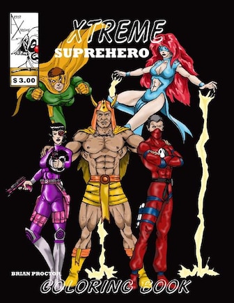 Xtreme Superhero Coloring Book