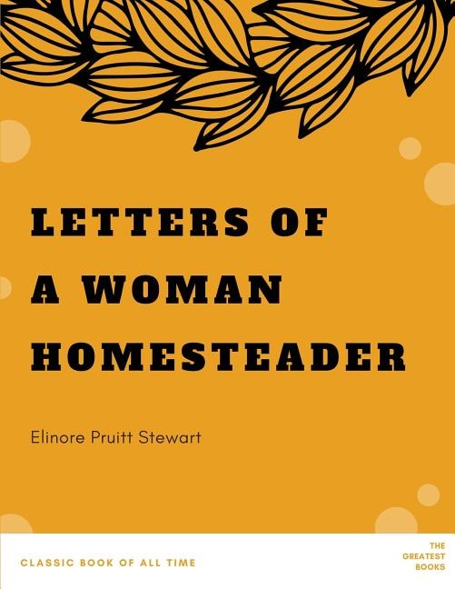 Front cover_Letters of a Woman Homesteader
