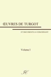 Front cover_Oeuvres de Turgot