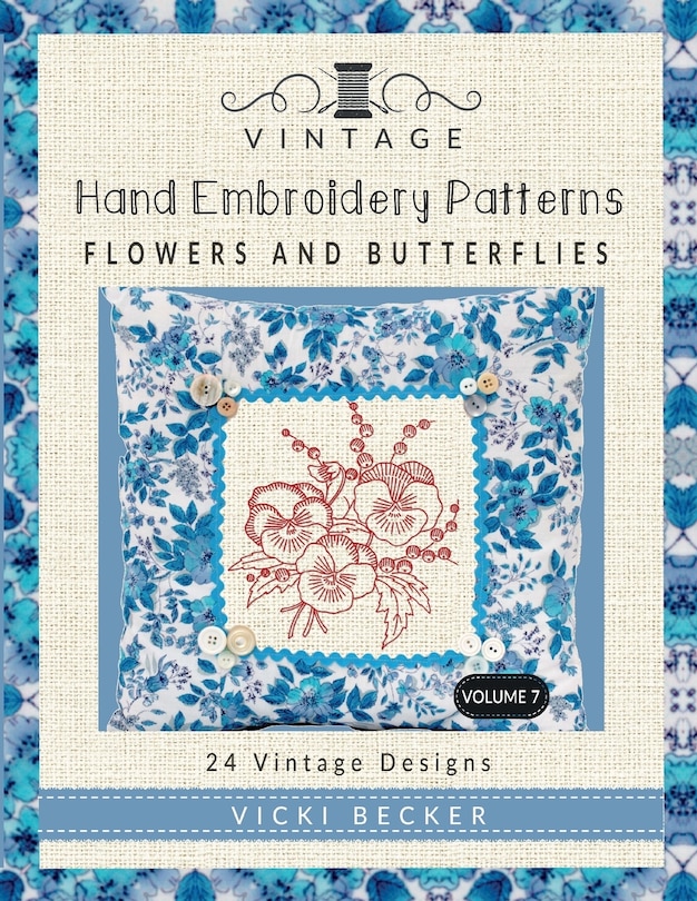 Front cover_Vintage Hand Embroidery Patterns Flowers and Butterflies