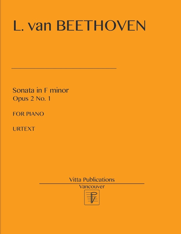 Front cover_Sonata in F minor, op. 2 no. 1
