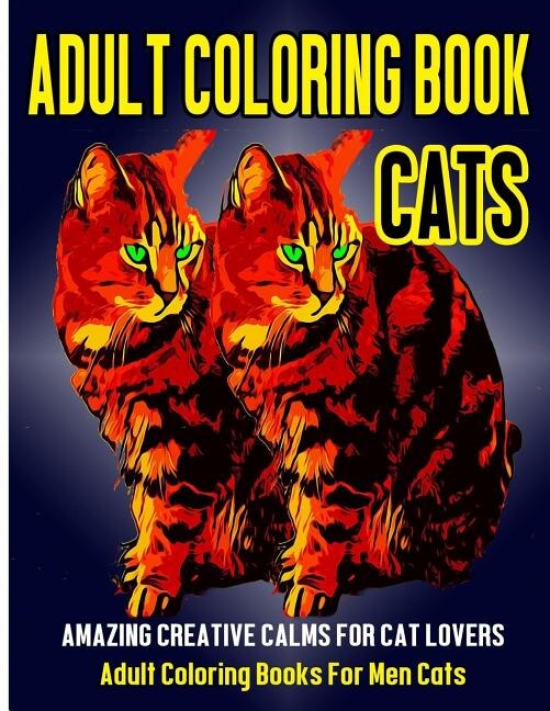 Front cover_Adult Coloring Book Cats