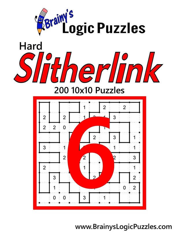 Couverture_Brainy's Logic Puzzles Hard Slitherlink #6