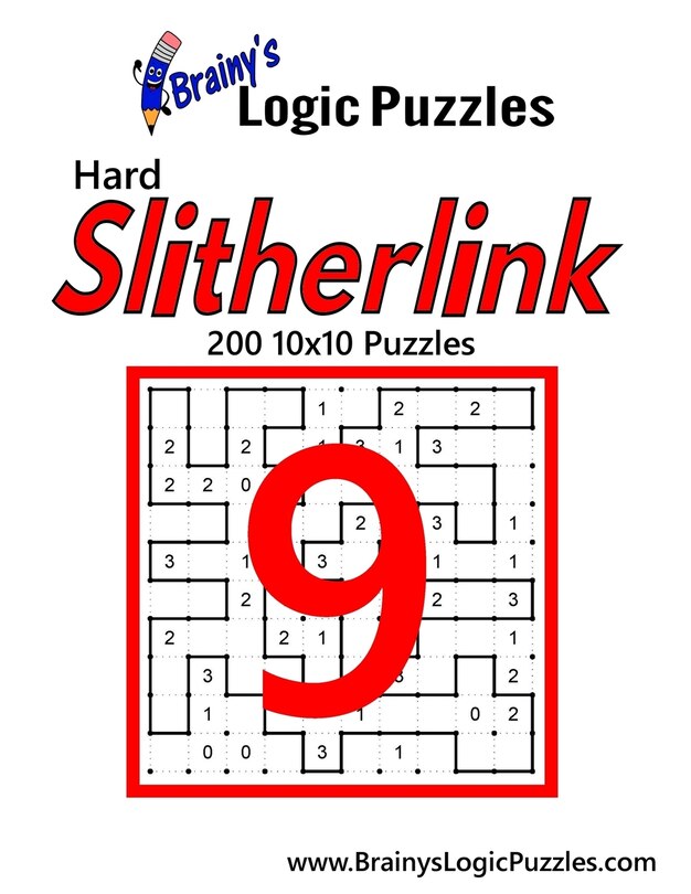 Couverture_Brainy's Logic Puzzles Hard Slitherlink #9