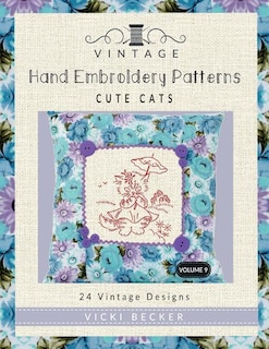 Front cover_Vintage Hand Embroidery Patterns Cute Cats