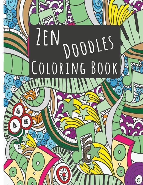 Front cover_Zendoodle Coloring Books