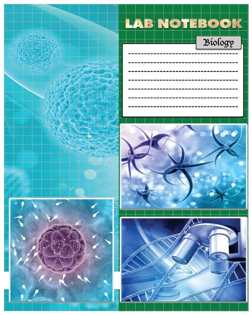 Lab Notebook: Biology Laboratory Notebook 100Pages 8x10 For Research, College, Science Student Composition Books