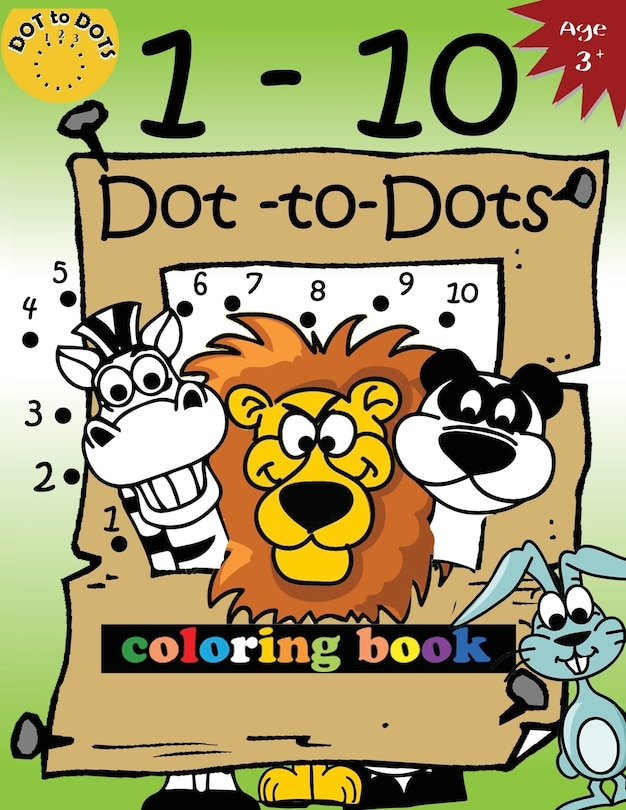 Front cover_1-10 Dot-to-Dots and coloring book