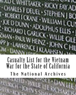 Couverture_Casualty List for the Vietnam War for the State of California