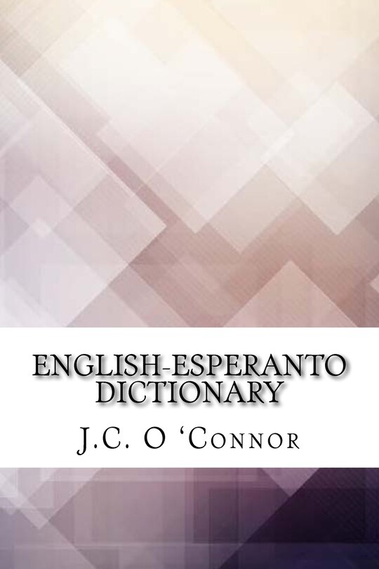 Front cover_English-Esperanto Dictionary