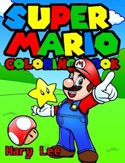 Front cover_Super Mario Coloring Book for kids, activity book for children ages 2-5