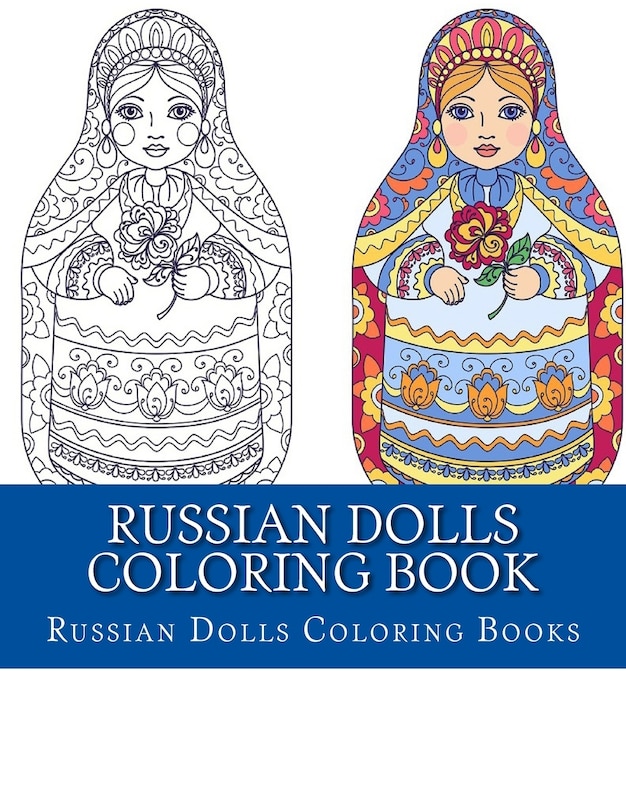 Front cover_Russian Dolls Coloring Book