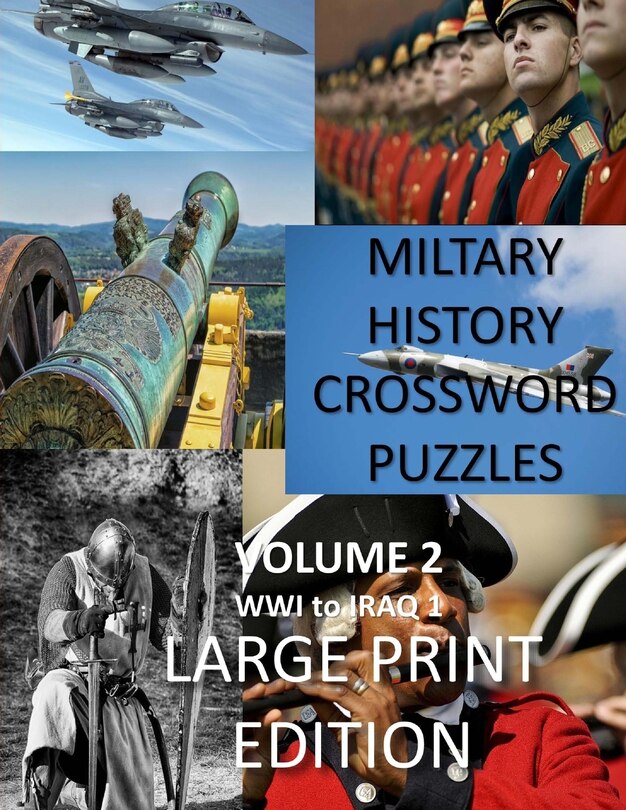 Front cover_Military History Crossword Puzzles